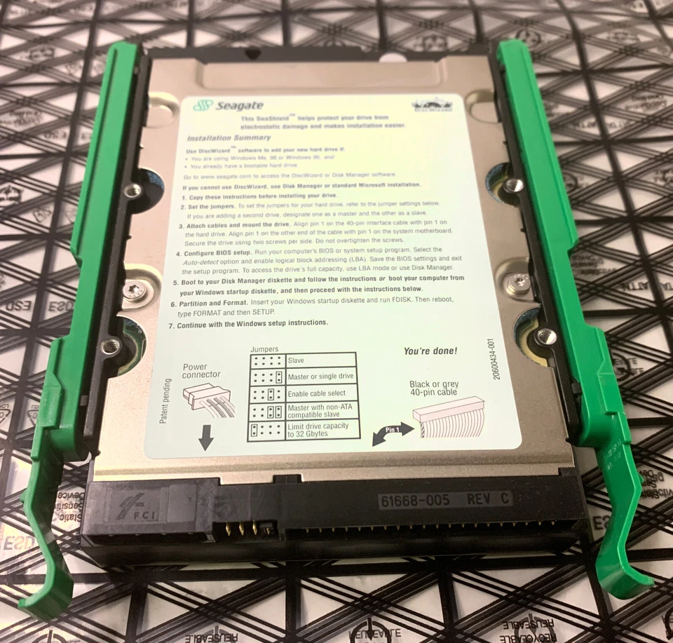 Seagate Barracuda ATA IV 40GB Internal 7200RPM 3.5" (ST340016A) HDD - Image 2 of 3