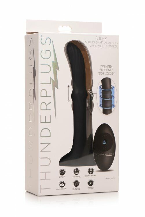 THUNDER PLUGS Super intense SALE SLIDING SHAFT ANAL REMOTE 25% OFF WITH PLUG CONTROL