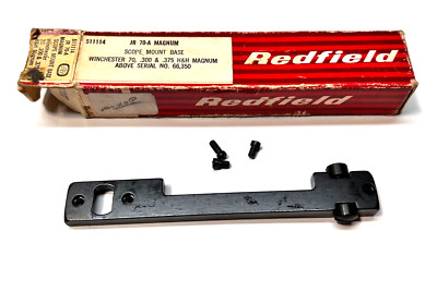 NOS Redfield JR 70-A  Magnum Scope Base #511114, Win. 70, .300, .375 H&H Mag