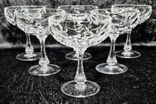 Nachtmann Bleikristall - 6 St.Set Sektschale - Serie "OLIVIA" - H.13,2 cm.