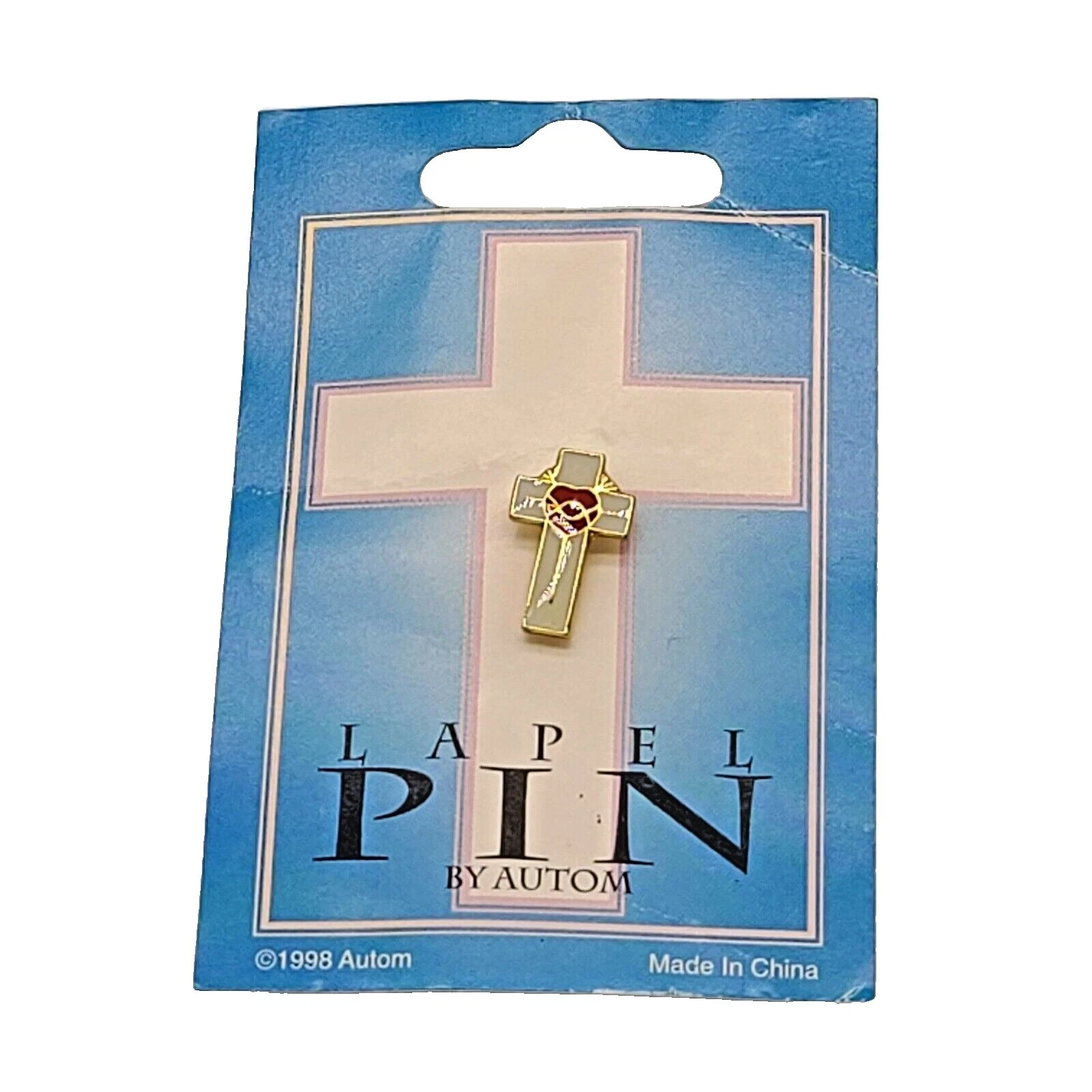 Белые религиозные модные булавки