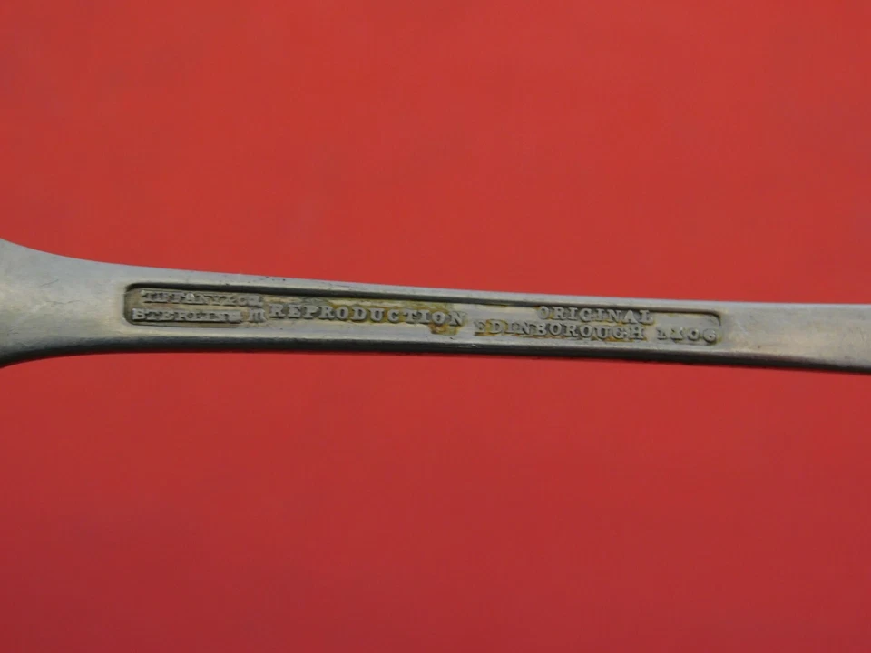 Edinburgh by Tiffany and Co. Sterling Silver Sauce Ladle Reproduction 6 1/4" - Image 2 of 2