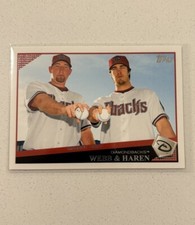 2009 Topps Classic Combos Checklist Brandon Webb Dan Haren #157