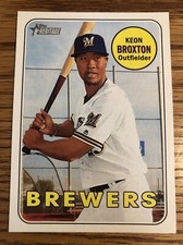 Keon Broxton 2018 Topps Heritage Brewers #243   *5902*