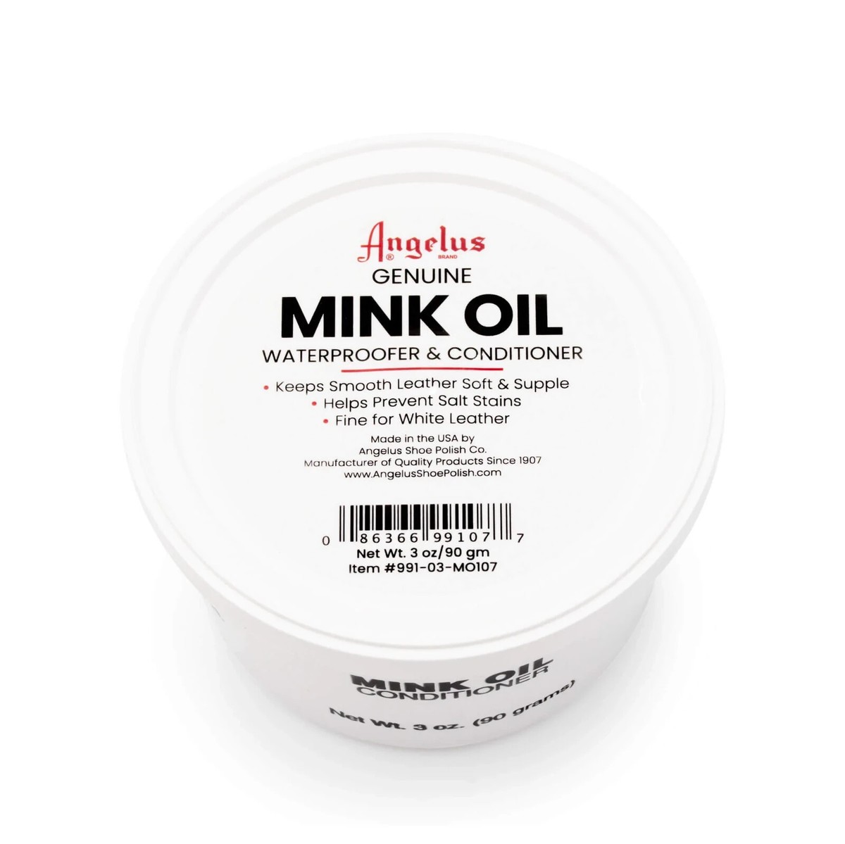 Angelus Mink Oil Paste Waterproof & Conditioner Keep Leather Soft