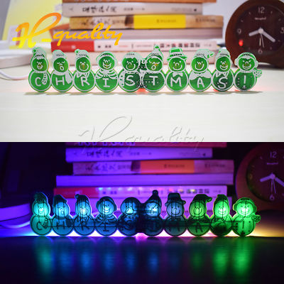 Spieluhr Weihnachten Schneemann 14 Arten von Hintergrundbeleuchtung LED Vollfarbeffekt DIY Kit
