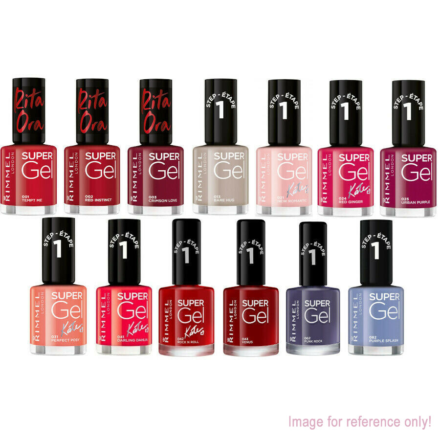 Rimmel London Super Gel Nail Polish Assorted Set of 10