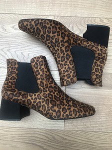 m and s leopard print boots