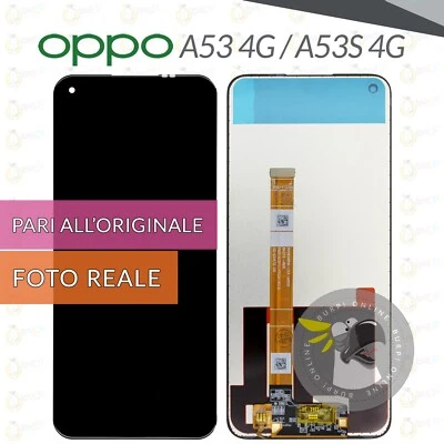 DISPLAY OPPO A53 / A53S 4G CPH2127 CPH2131 CPH2135 CPH2139 SCHERMO LCD VETRO