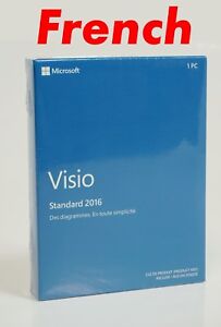 Microsoft Visio Standard 16 1pc Brand New Medialess Pack D86 French Ebay