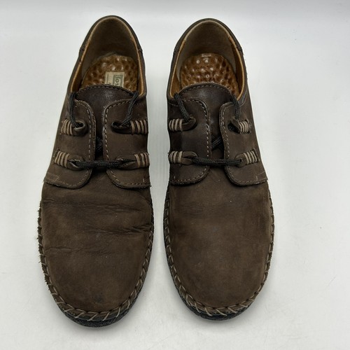Josef Seibel Shoes Womens 8.5-9 Brown Leather Comfort Lace Up Oxford 40 EU Read - Picture 2 of 11