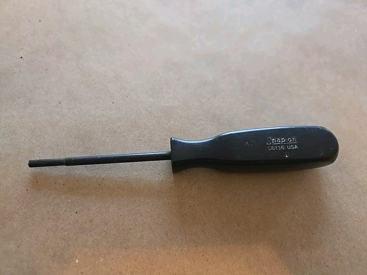 Snap On Carburetor Adjustment Driver Black Hard Handle S6136 | eBay
