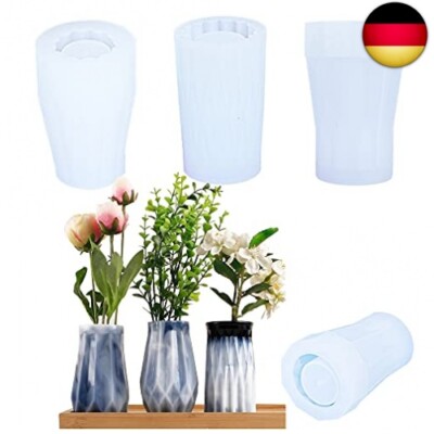 3 Stück Formen aus Harz, Foral, Silikonform, Schmuck, Harz, Silikonform, Flasche