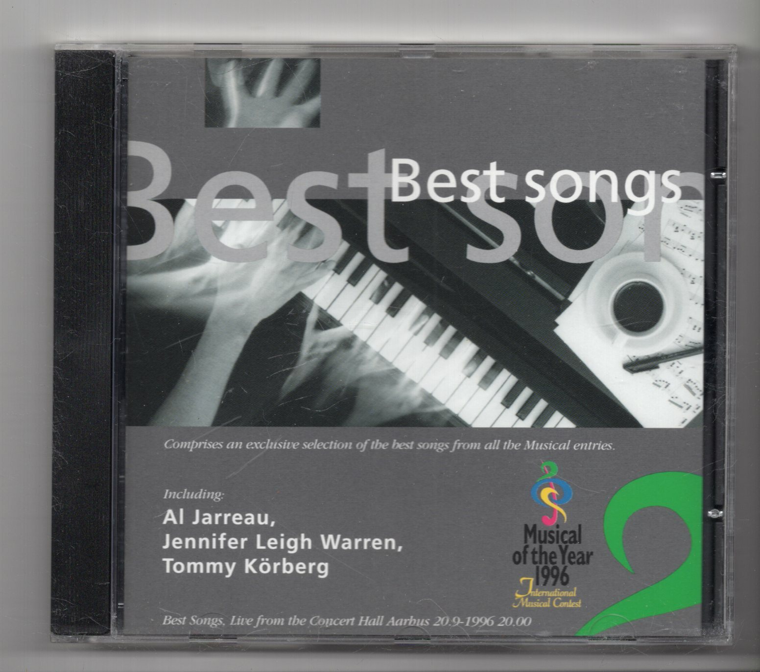 (JV275) Best Songs, Live from the Concert Hall Aarbus - 1996 CD