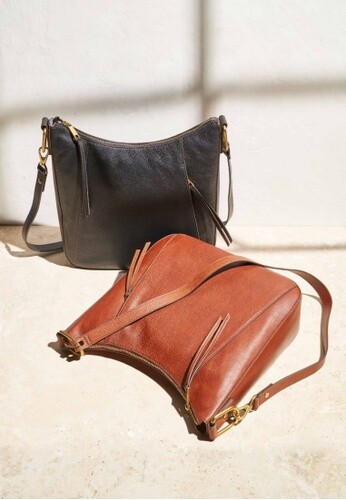 Fossil Talia Hobo Crossbody Shoulder 