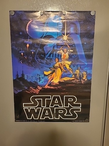 Star Wars A New Hope Art Poster Hildebrandt 20" x 28" 1977 Original