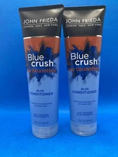 John Frieda Blue Crush for Brunette Hair Blue Conditioner 8.3 oz Ea - 2 Pack