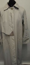 Jt413 Hamells Women's Beige Trench Coat Size 14 Uk