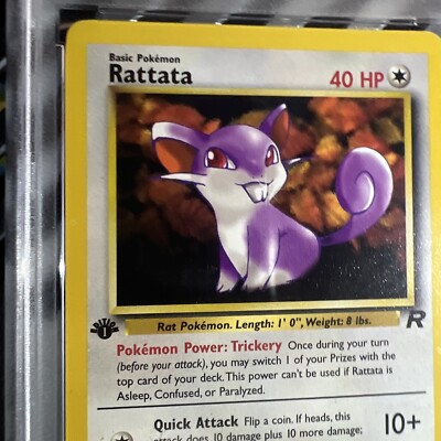 🔥Pokemon 1st Edition Rattata 66/82 Team Rocket PSA 8 NM/Mint | eBay