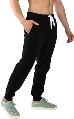 Southpole Mens 1570 Basic Active Fleece Jogger Sweatpants Medium, Black (A) 
