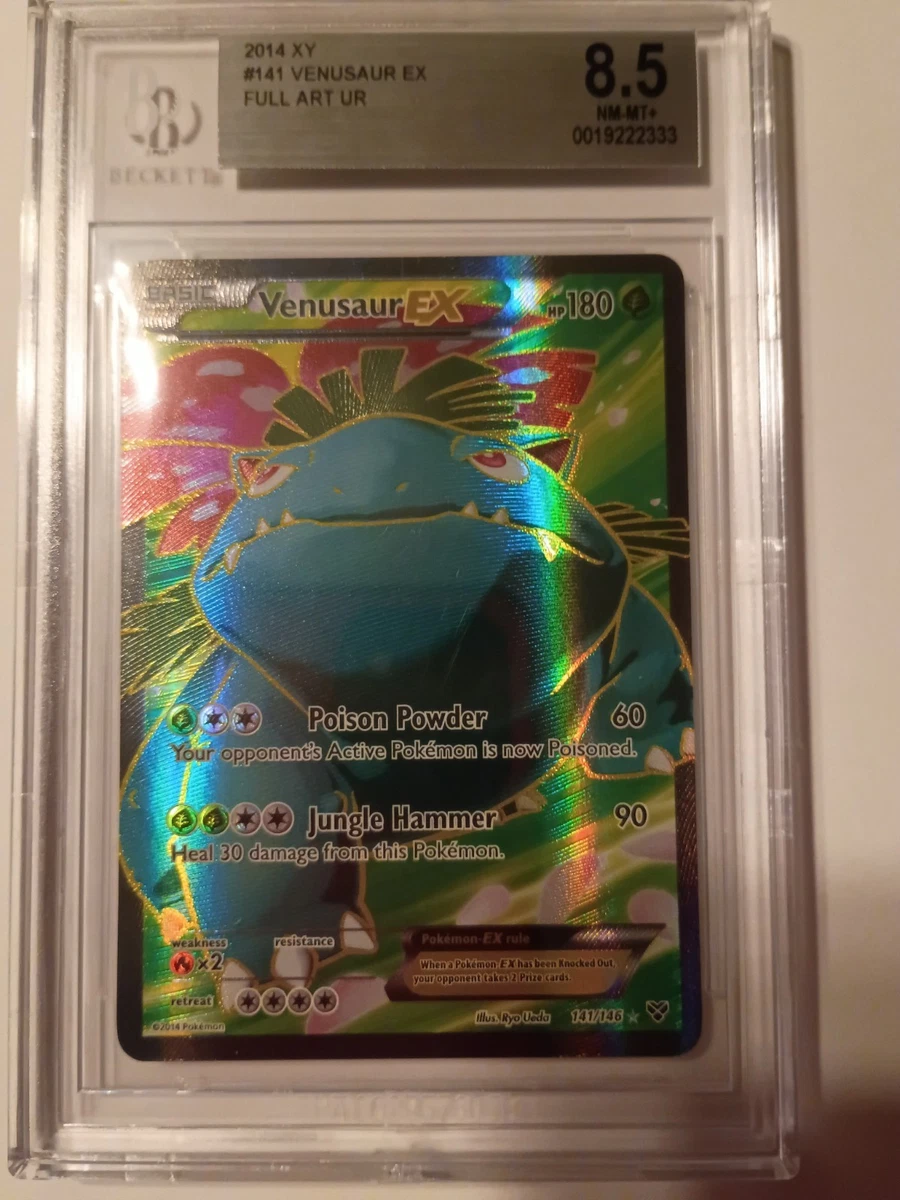 Pokémon TCG 8.5 Graded Venusaur Individual Collectible Card Game