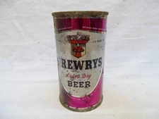 DREWERYS CHARACTER (PURPLE) FLAT TOP BEER CAN~DREWERYS, SOUTH BEND, IND~#6
