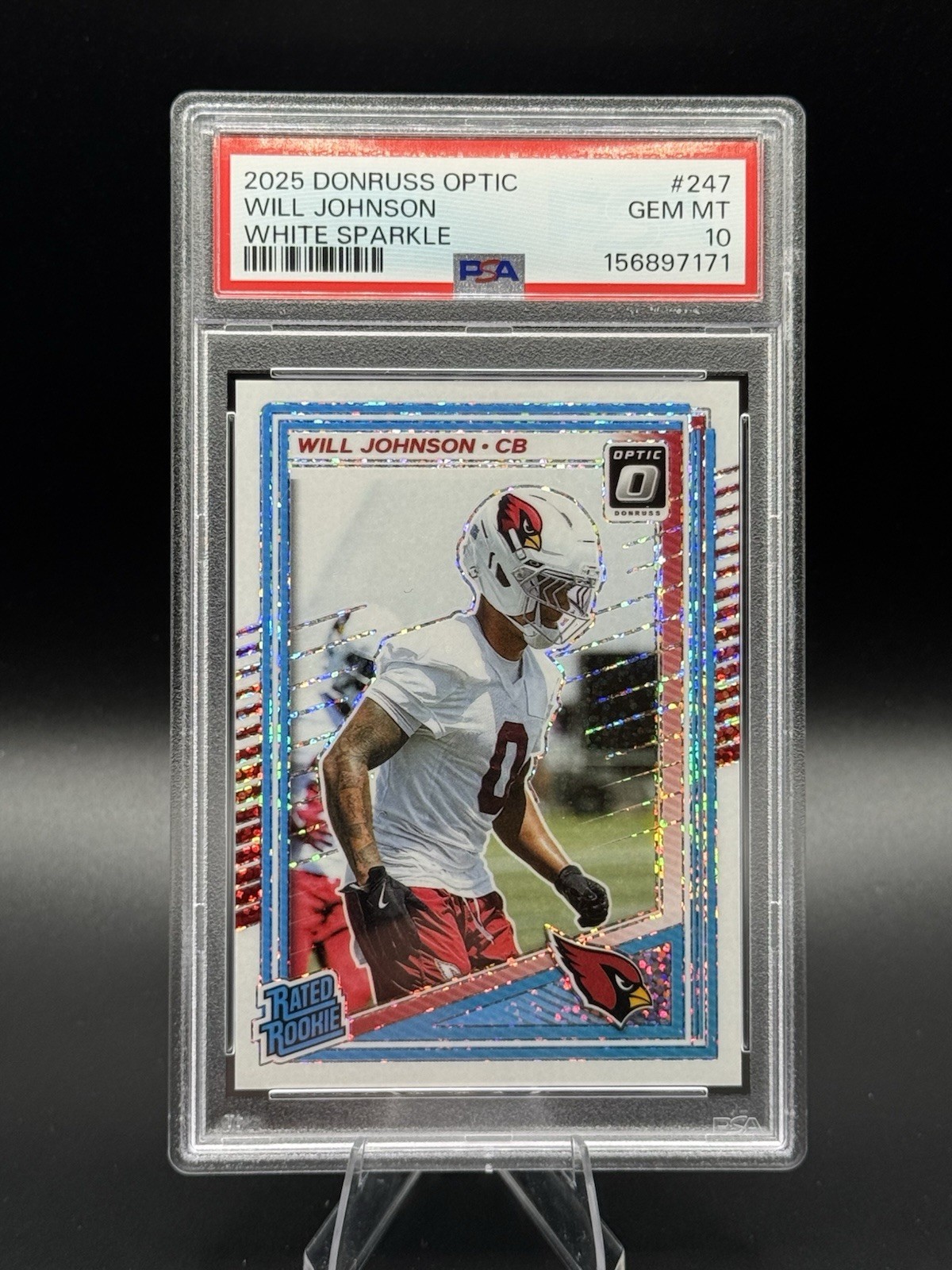 Will Johnson Panini Donruss Optic #247 White Sparkle