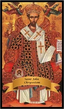 Saint John Chrysostom Patron Saint of Constantinople Epilepsy orators Set of 2