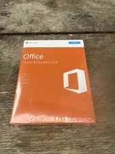 Microsoft Office Home and Student 2016 Windows 1 User PC Key Card No DISK NEW