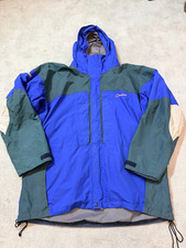 BERGHAUS MERA PEAK GORE-TEX XCR WATERPROOF JACKET BLUE TREKKING HIKING SIZE XL