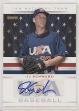 2013 Panini USA Baseball Box Set 18U National Team /499 JJ Schwarz #17 Auto 0c2