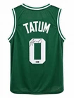 Jayson Tatum Autographed Boston Celtics Green Custom Basketball Promo Jersey COA