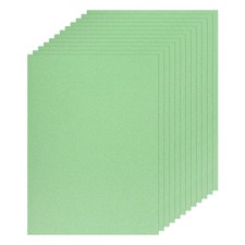 10 Sheet A4 Glitter Emerald Green Card Stock 8"x11" Paper for DIY Crafts]