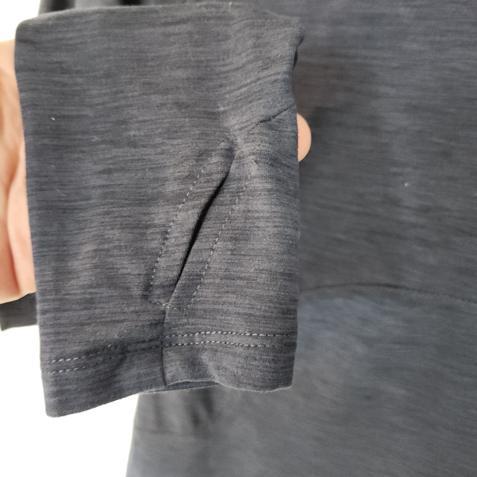 Spyder Active Fitted Performance Navy Heather Dry… - image 3