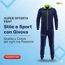 Tuta Givova Torino Blu Giallo Fluo Taglia M