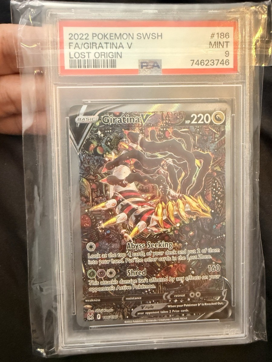 Giratina V (Alternate Full Art) 186/196 Swsh11: Lost Origin Holo