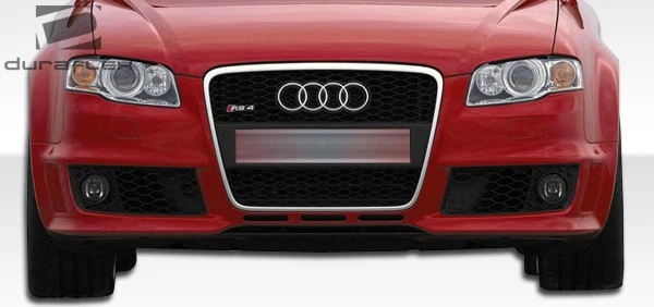 For 2006-2008 A4 S4 B7 Duraflex RS4 Wide Body Front Bumper Cover - 1 Piece Foto 2 de 4