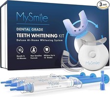 MySmile Teeth Whitening Kit with LED Light, 10 Min Non-Sensitive Fast Teeth Whit