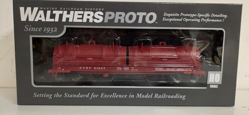 Walthers Proto HO 920-105206 50' Evans Cojín Bobina Coche Santa Fe #91937 | Condition: Used