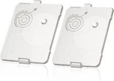 2Pcs Bobbin Cover Plates, Plastic Bobbin Cover Slide Plate for Singer Sewing Mac