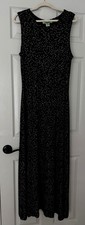 Ronni Nicole By Ouida Black Shimmer Glitter Evening Slink Gown Dress