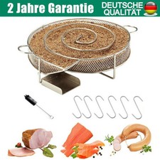 Räucherschnecke Rund Edelstahl Kaltraucherzeuger Rauchgenerator Kalträuchern