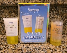 Supergoop Clear Favorites Invisible SPF Duo Daily Sun Protection, Free Shipping