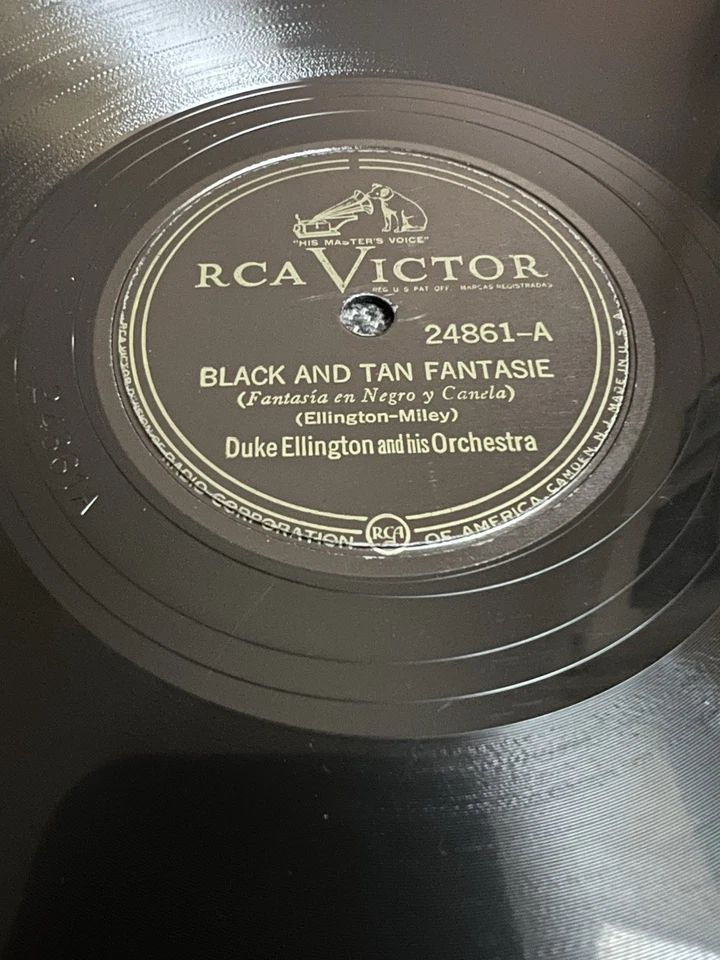 1943 Duke Ellington Jazz 78 RPM Black And Tan Fantasie Creole Love Call RCA VG+ - Image 4 of 4