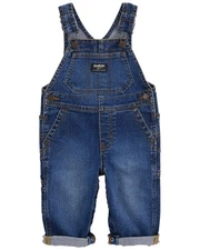 Boys Worlds Best Overalls, Railroad Ozone Wash, 12M