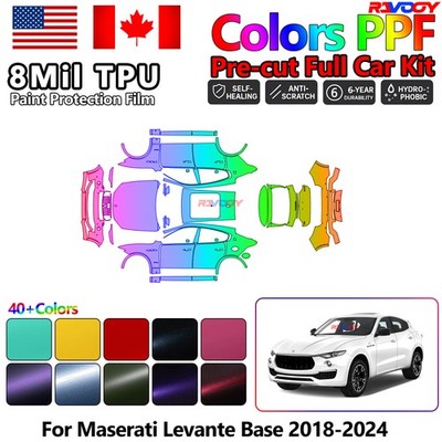 Color Precut PPF Paint Protection Film For Maserati Levante Base 2018-2024