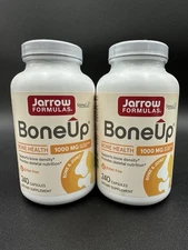 Jarrow Formulas BoneUp 1000mg 240 Capsules 2 PACK (EXP 02/27) NEW