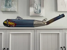 2024 2025 FMF RCT 4.1 TITANIUM MUFFLER EXHAUST PIPE YZF 450 YZ 450F CARBON TIP