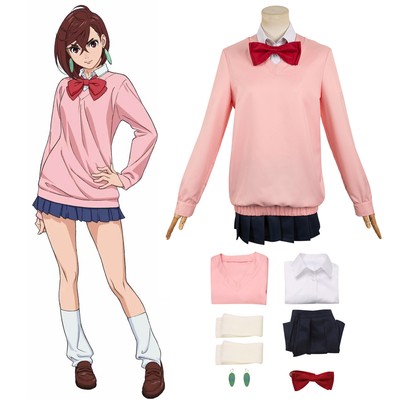 Dandadan Momo Ayase Cosplay Kostüm Frauen Rosa Uniform Karneval Party Anzug
