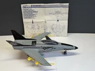 1986 Vintage Hasbro Gijoe Conquest X-30 Action Figure Battle Jet & Blue Prints